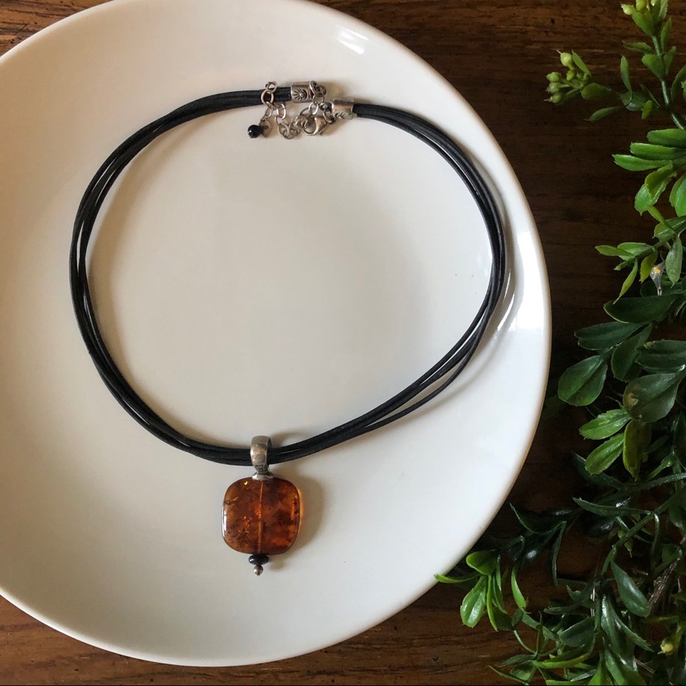 Silpada amber necklace N1285